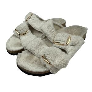 Birkenstock Shearling Sandals Size 39